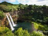 Blick in den Kessel der Wailua Falls. <br>© Destination Hawaii