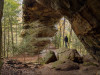 Twin Arches im Big South Fork National River and Recreation Area, Tennessee<br>© Christian Heeb