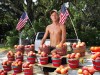 Stand mit frischen Pfirsichen nahe Fernandina Beach, Amelia Island<br>© Christian Heeb